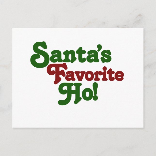 Cartão Postal De Festividades Santas favorita (Frente)