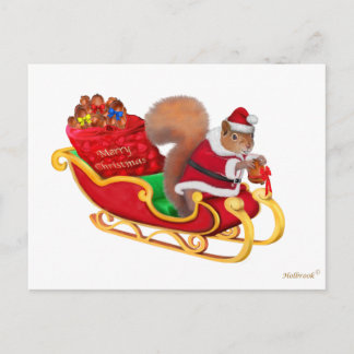 CARTÃO POSTAL DE FESTIVIDADES SANTA'S LITTLE HELPER