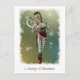 Cartão Postal De Festividades Santas Little Helper Elsie