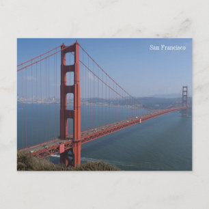 Cartão Postal De Festividades São Francisco Golden Gate EUA