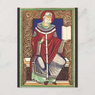 Cartão Postal De Festividades São Papa Gregório Magno