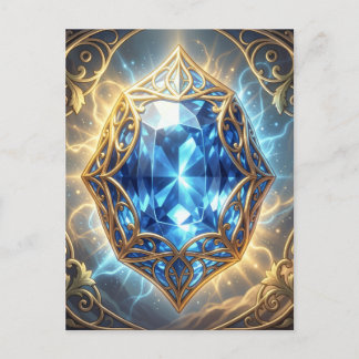 Cartão Postal De Festividades Saphir – Der Stein der Wahrheit und Weisheit´9