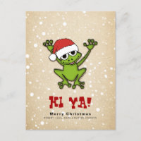 Sapo de Cartoons de Natal