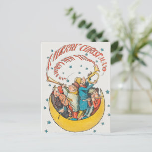 Cartão Postal De Festividades Saudação de Natal