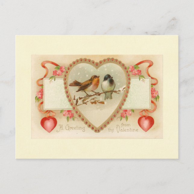 Cartão Postal De Festividades Saudação do seu Namorados (Frente)