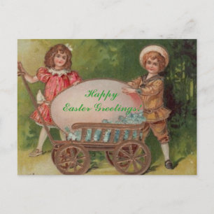 Cartão Postal De Festividades Saudações ao felz pascoa!