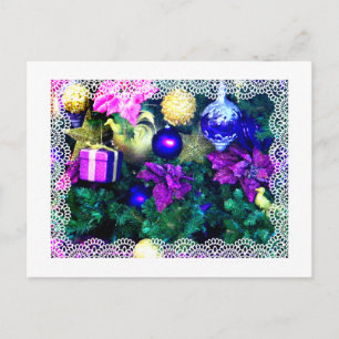 Cartão Postal De Festividades Saudações de Feriados_