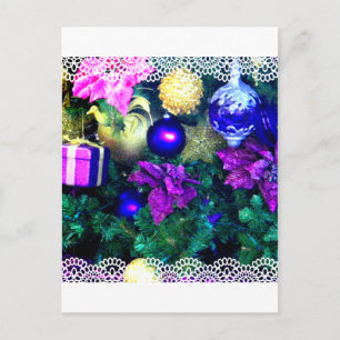 Cartão Postal De Festividades Saudações de Feriados_