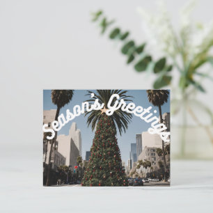 Cartão Postal De Festividades Saudações de Fim de Ano Los Angeles, CA