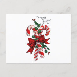 Cartão Postal De Festividades Saudações de Natal
