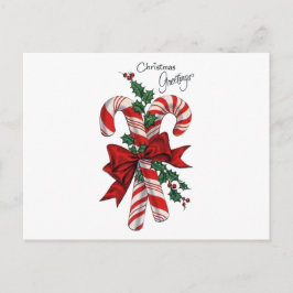 Cartão Postal De Festividades Saudações de Natal 