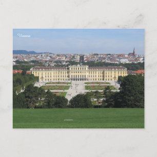 Cartão Postal De Festividades Schönbrunn Viena