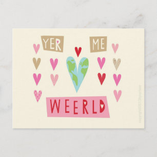 Cartão Postal De Festividades Scouse Valentine Card