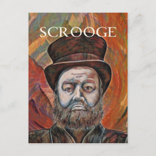 Cartão Postal De Festividades Scrooge