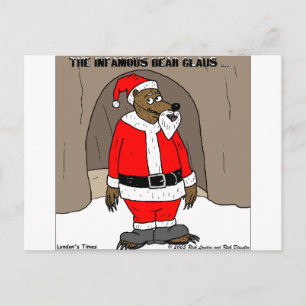 Cartão Postal De Festividades Se Santa Clause Camisetas Divertidas de Presentes 