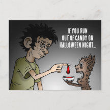 Se você acabar com os doces na noite de Halloween