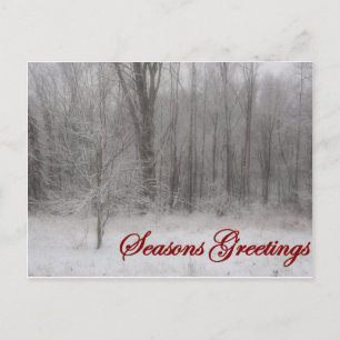 Cartão Postal De Festividades Seasons Saudações