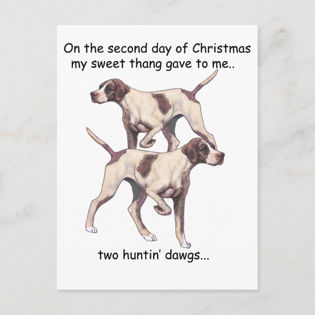 Cartão Postal De Festividades Second Day Redneck Christmas (Frente)