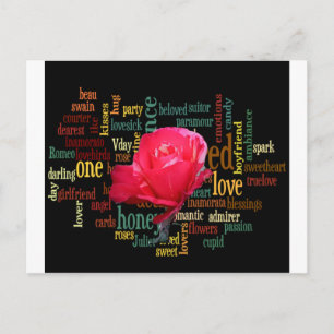 Cartão Postal De Festividades Seja meu feliz Namorados sob o céu azul