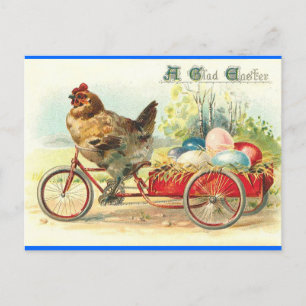 Cartão Postal De Festividades Serviço de entrega de ovos de Páscoa