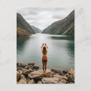 Cartão Postal De Festividades Seu próprio Cartão de Saudação Personalizado de Fo