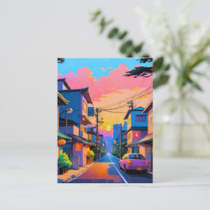 Cartão Postal De Festividades "Shizuka no Michi" (Quiet Street)