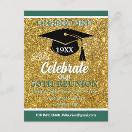 Cartão Postal De Festividades Show stopper Class Reunion invitation post card