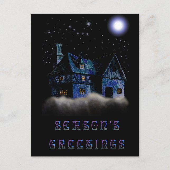 Cartão Postal De Festividades Silent Night (Frente)