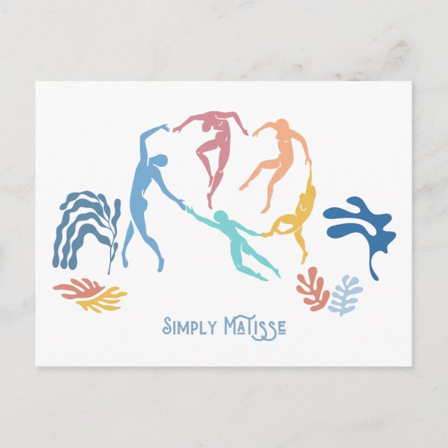 Cartão Postal De Festividades Simplesmente Matisse - Dança (Frente)