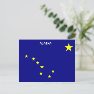 Cartão Postal De Festividades Sinalizador do Alasca