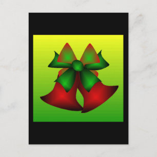 Cartão Postal De Festividades Sinos de Natal