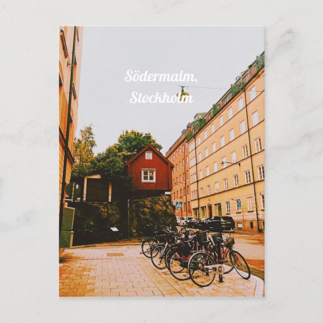Cartão Postal De Festividades Södermalm, Estocolmo, Suécia (Frente)