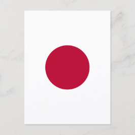 Cartão Postal De Festividades Sol Vermelho do Japão