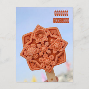 Cartão Postal De Festividades Sorvete Wat Arun