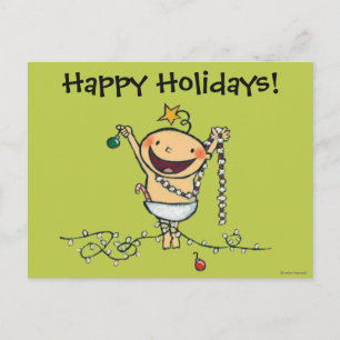 Cartão Postal De Festividades Sou uma Árvore de Natal!