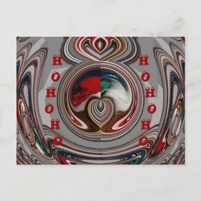 Cartão Postal De Festividades Special Merry Christmas Hohoho ! Customize Product (Frente)