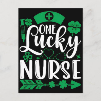 Cartão Postal De Festividades St patrick's day hand drawn lettering and calligra