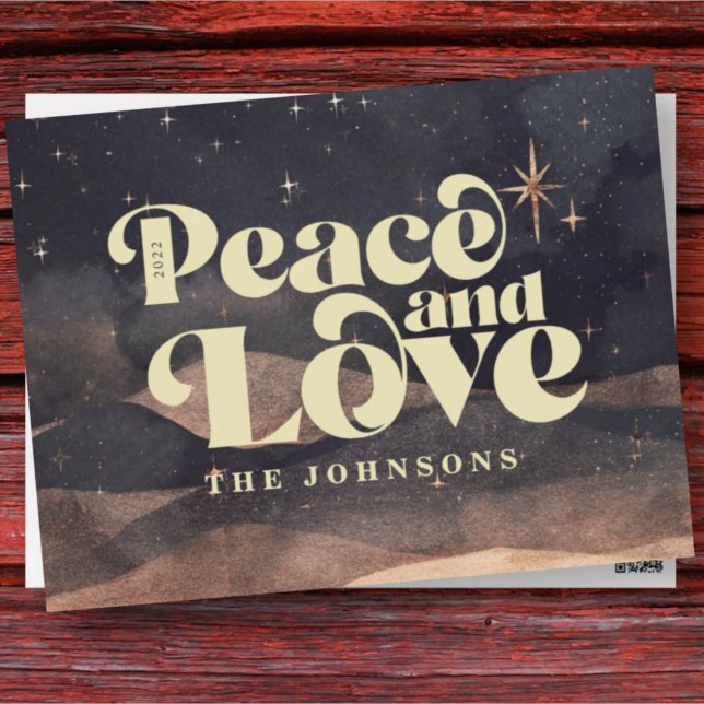 Cartão Postal De Festividades Starry Night Winter Sky Modern Elegante Chic (Criador carregado)