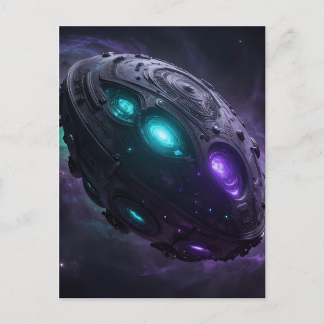 Cartão Postal De Festividades Stellar Path – Journey Through the Universe´1 (Frente)