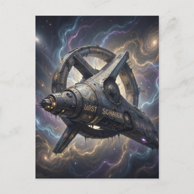 Cartão Postal De Festividades Stellar Path – Journey Through the Universe´7 (Frente)