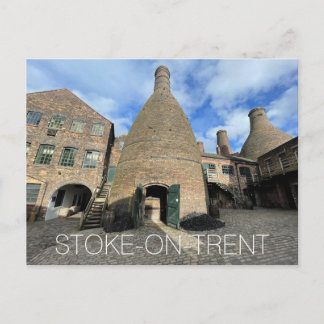 Cartão Postal De Festividades Stoke-on-Trent Holiday Postcard