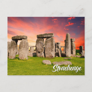 Cartão Postal De Festividades Stonehenge, Wiltshire, Inglaterra, Reino Unido