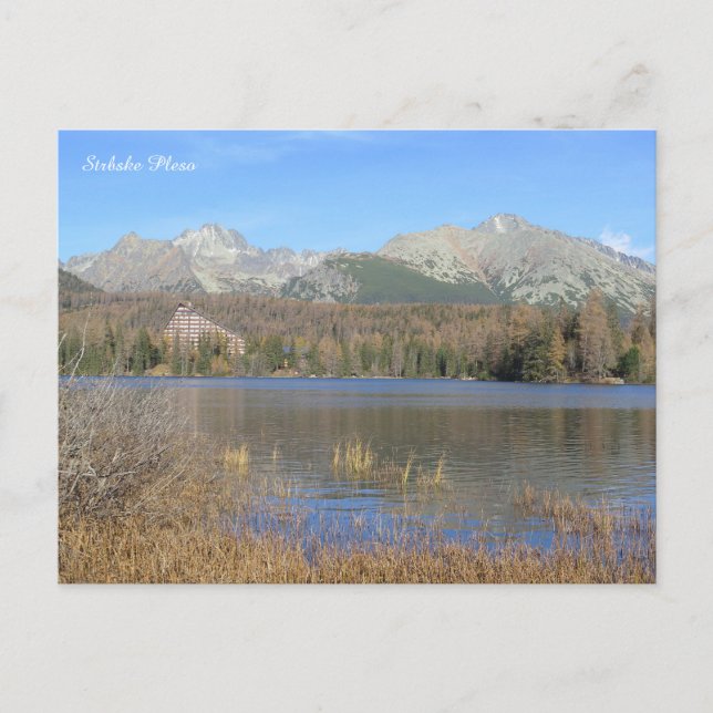 Cartão Postal De Festividades Štrbské Pleso (Frente)