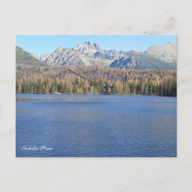Cartão Postal De Festividades Štrbské Pleso (Frente)