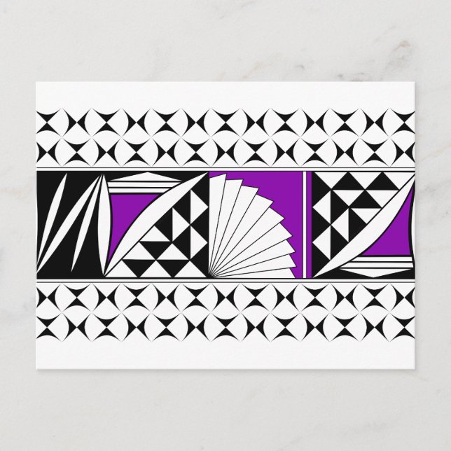 Cartão Postal De Festividades Sudoeste do Sol em Púrpura (Frente)