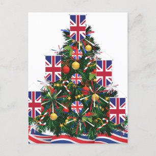 Cartão Postal De Festividades Suéteres feios de X-mas para toda a sua família br