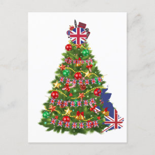 Cartão Postal De Festividades Suéteres feios de X-mas para toda a sua família br