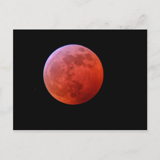 Cartão Postal De Festividades Super Wolf Blood Moon
