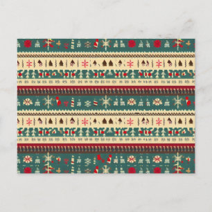 Cartão Postal De Festividades Sweater Feio Natal 5