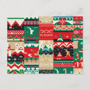 Cartão Postal De Festividades Sweater Feio Natal 8